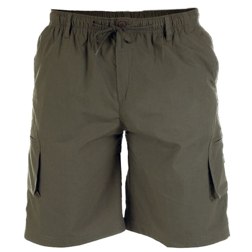 D555 Knee Length Cargo Shorts Khaki